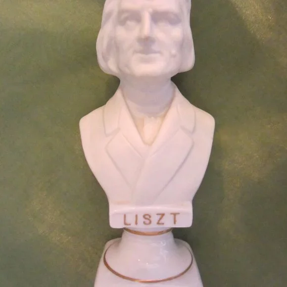 Andrea White Porcelain Composers Busts Made In Japan